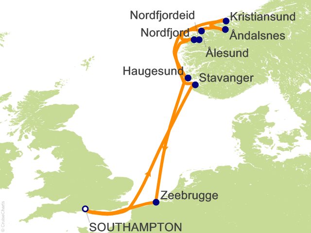 12 Night Norwegian Fjords Cruise